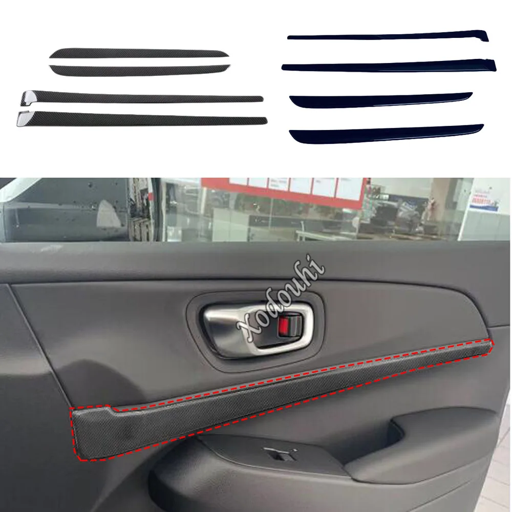 

For Honda XR-V ZR-V HR-V Vezel 2022 2023 2024 Car Stickers Inner Door Trim Covers Interior Accessories Armrest Styling HRV ZRV