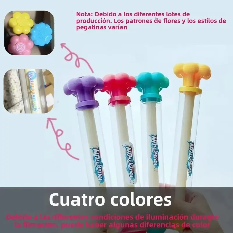 ดอกไม้ไฟสเปรย์ของเล่นดึงกลับปืนฉีดน้ํากลางแจ้ง Splash เกมสําหรับสระว่ายน้ําสนามหญ้ากิจกรรมเด็กฤดูร้อน Interactive Beach ของขวัญ