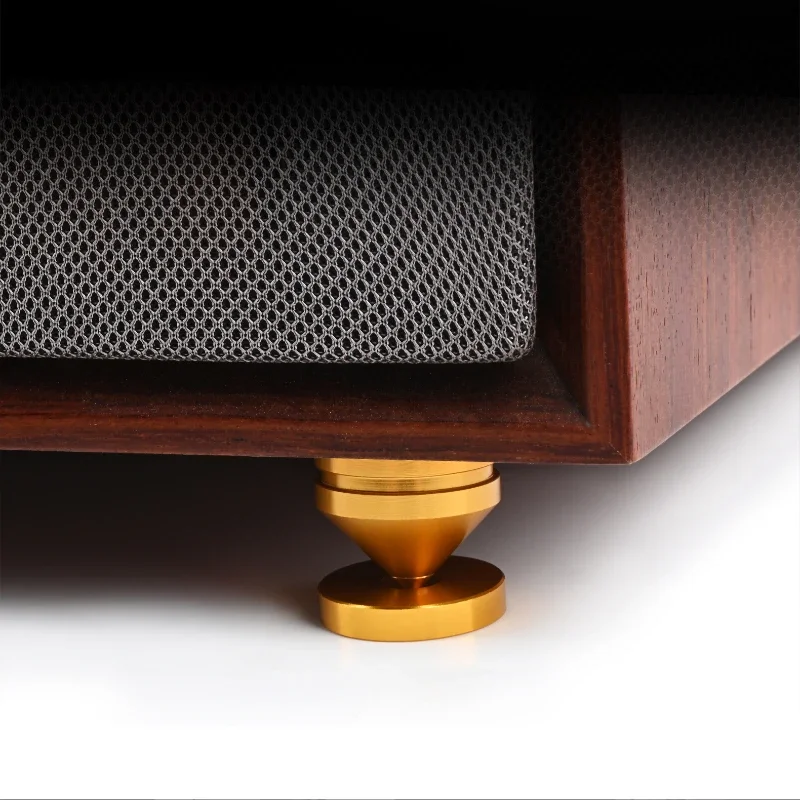 4Pcs HiFi Speaker Stand Feet Foot Pad Shock-absorbing Solid Aluminium Alloy Metal Audio Foot Pads