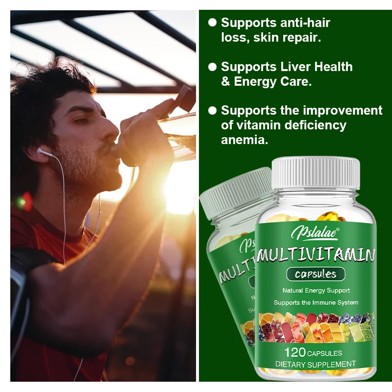 Multivitamin Capsules - Natural Energy Support for A Healthy Immune System