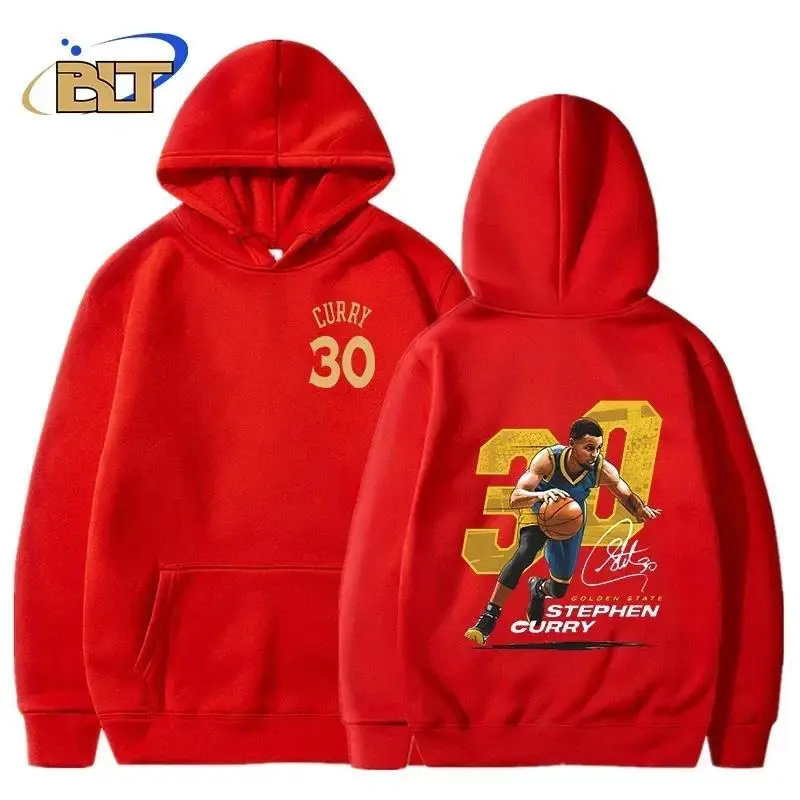 Men And women Basketball Fans Clothing Stephen Curry Adult Hoodie Plus Cotton Sports Sweatshirt Loose Large Size Tops For - Image 5