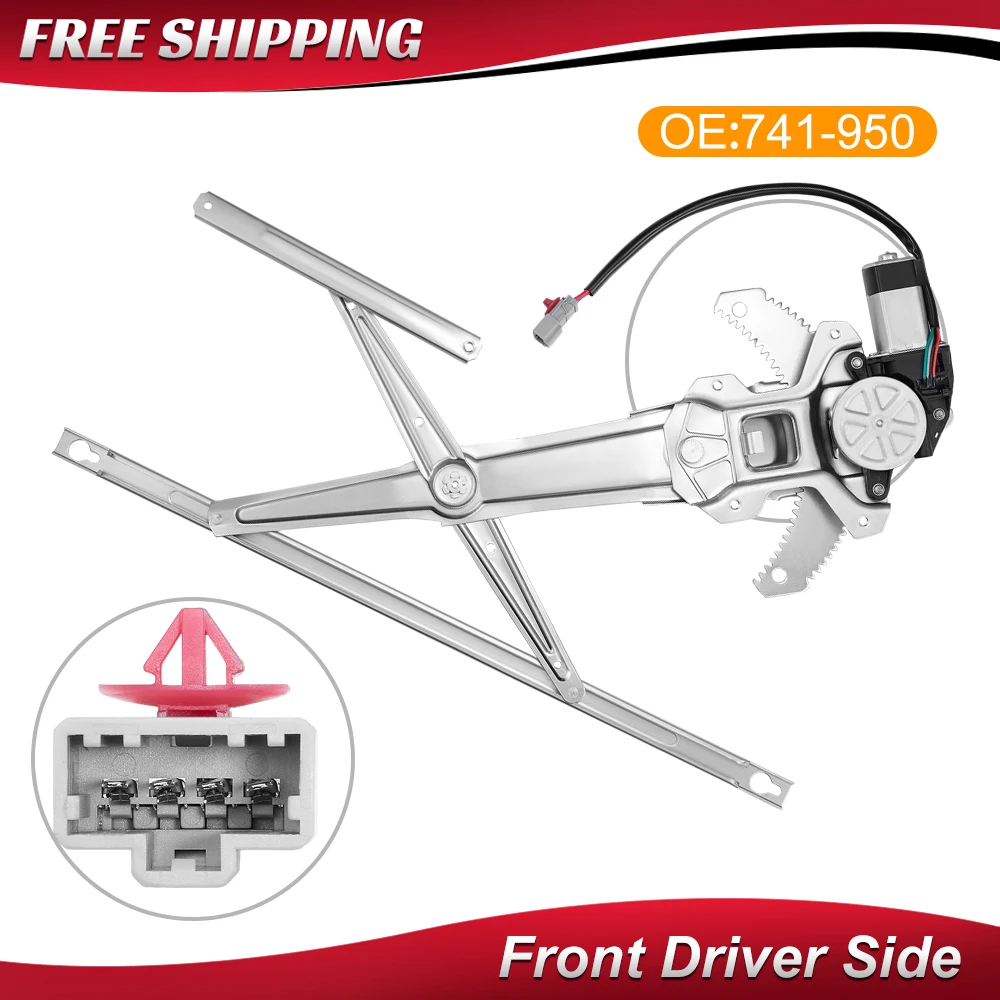 BDFHYK 741-950 Power Window Regulator with Motor Front Left Driver Side For Honda CR-V 1997-2001