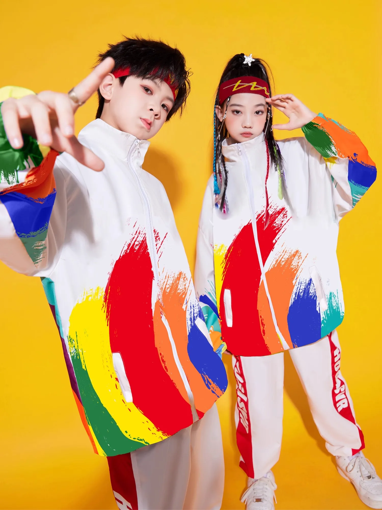 

Костюм для школьных спортивных соревнований и церемоний, комплект из футболки и брюк для учащихся начальной школы, осень-зима