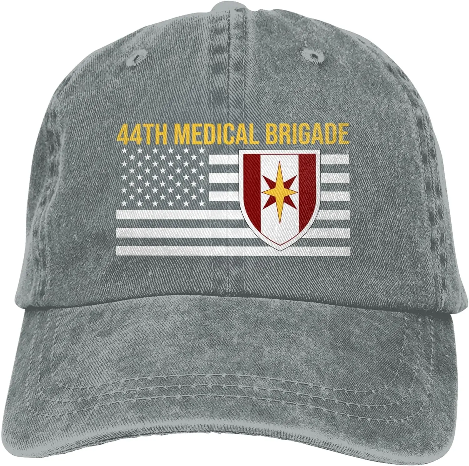 44TH Medical Brigade Vintage Sandwich Hat Baseball Caps Denim Hats Cowboy