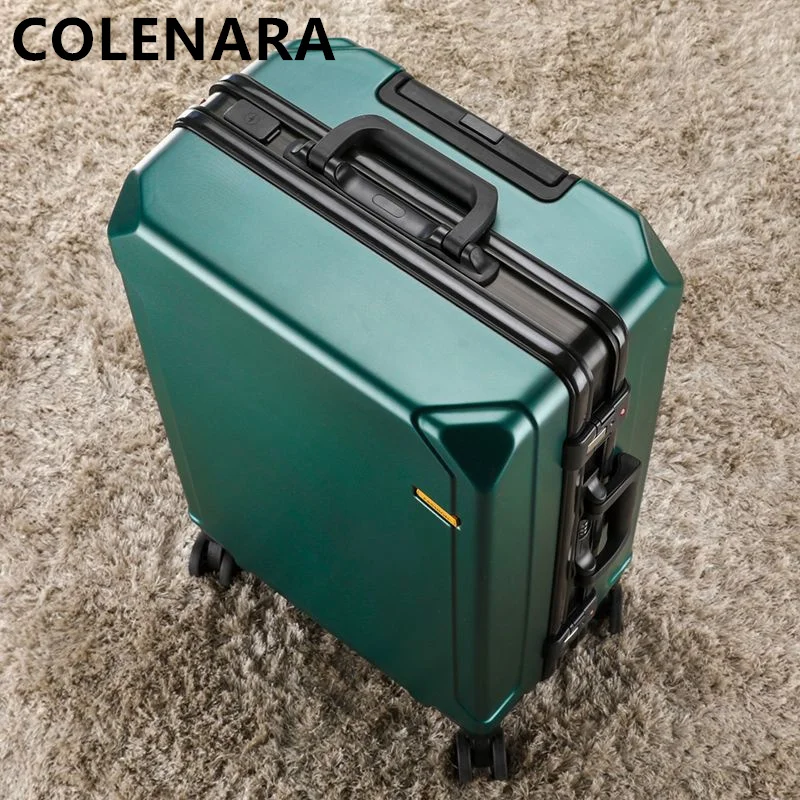 Colenara Pc Bagage 28 Inch Grote Capaciteit Aluminium Frame Trolley Koffer Heren 20 \