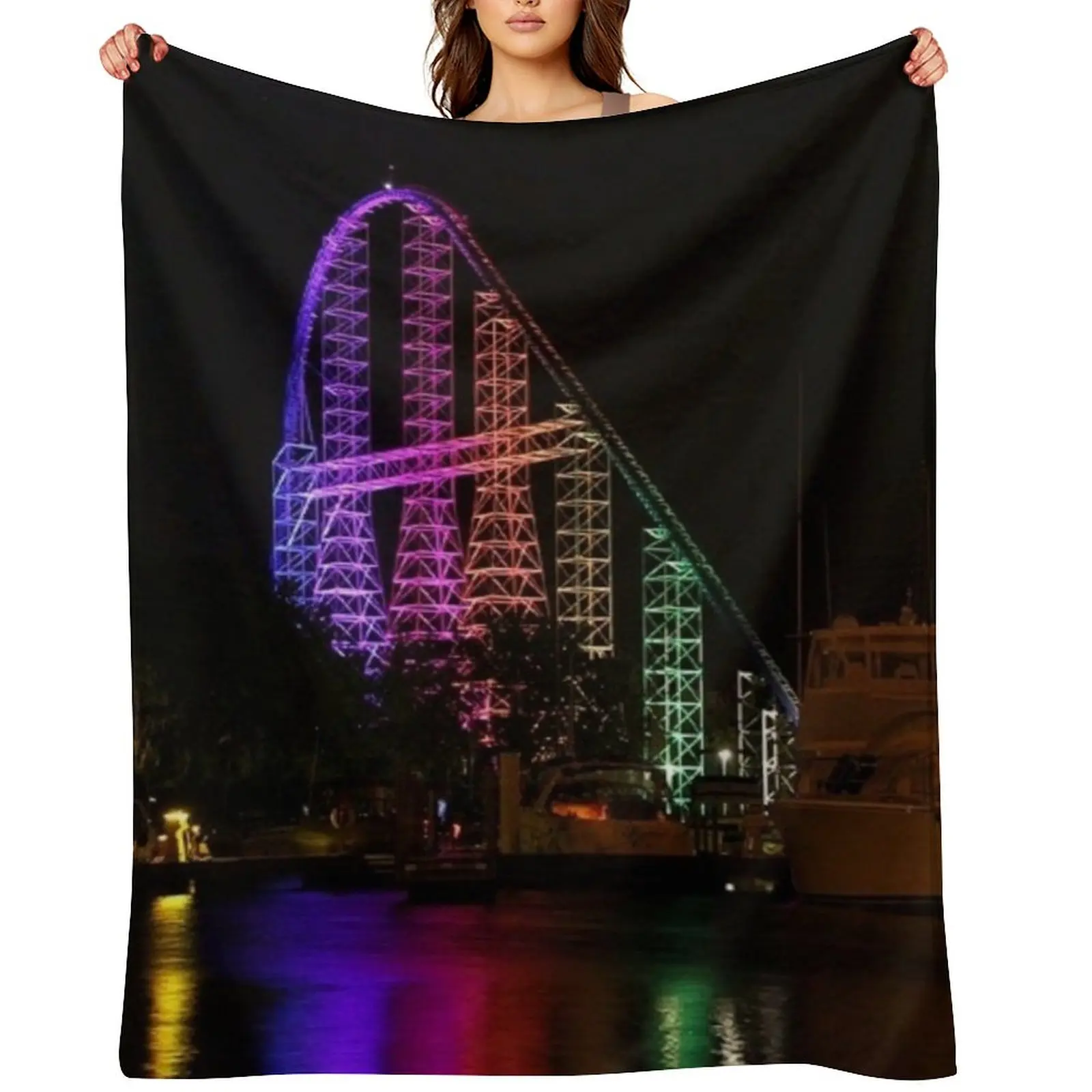 Millennium Force Throw Blanket christmas decoration funny gift Thermal Decorative Sofas Hairy For Sofa Thin Blankets