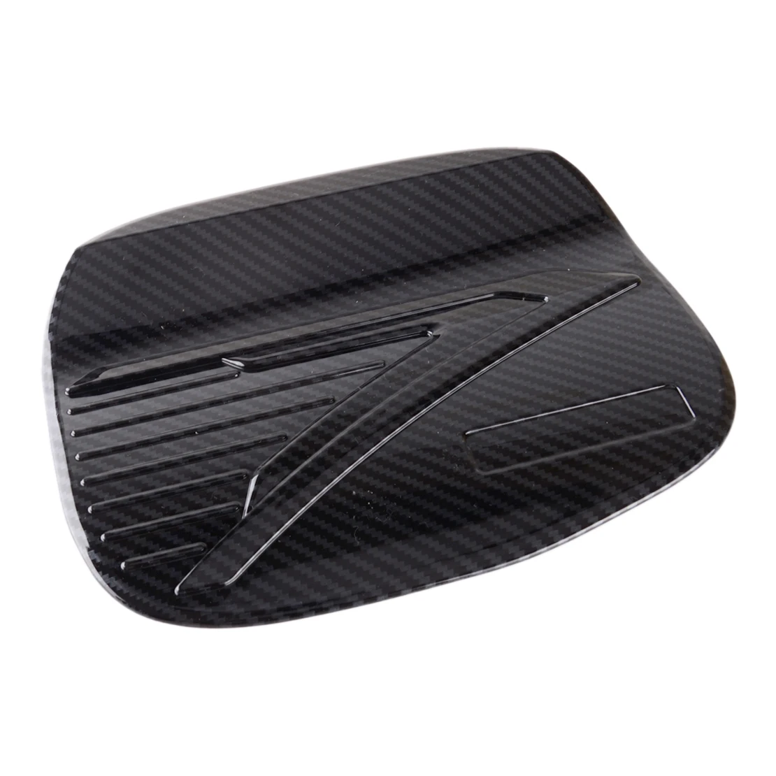 Car Carbon Fiber Grain Style ABS Fuel Gas Tank Cap Cover Fit For Mitsubishi Outlander 2022-2024