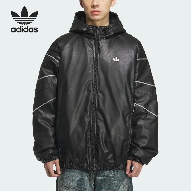 Adidas Clover Men's and Women's Sports Loose Hooded Warm Cotton Suit KC2653