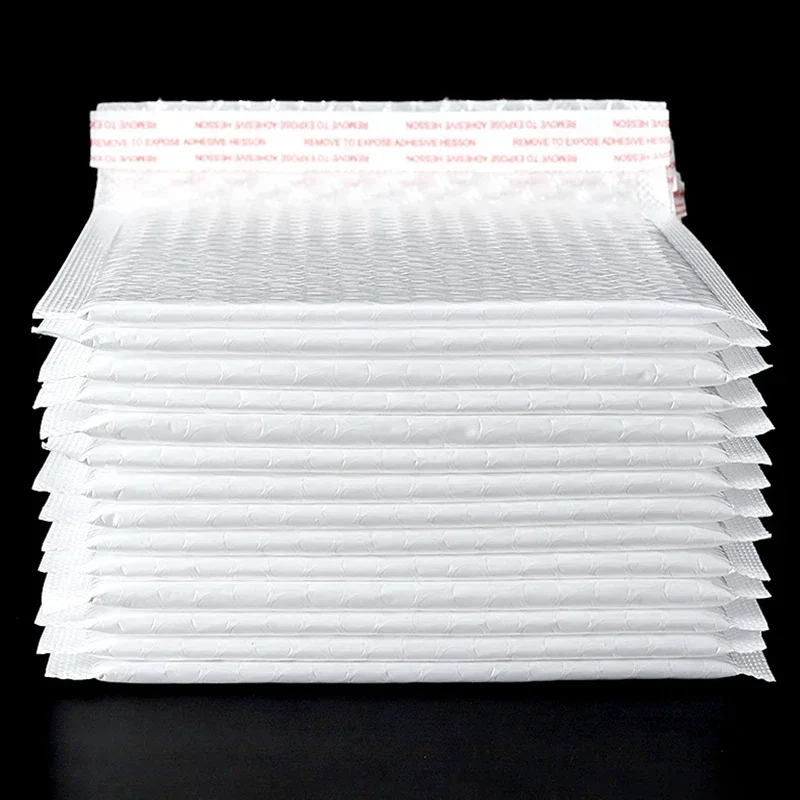 Impermeável Branco Espuma Bolha Envelopes, Envio Envelope Sacos, Plástico Auto Selo, Sacos de Embalagem, Mailers Tamanho Grande, 20Pcs