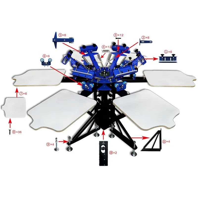 #   Caliente ForMACROKUN Impresora Serigrafica Pulpo De Serigrafia Impresora De Pantalla Manual pulpo