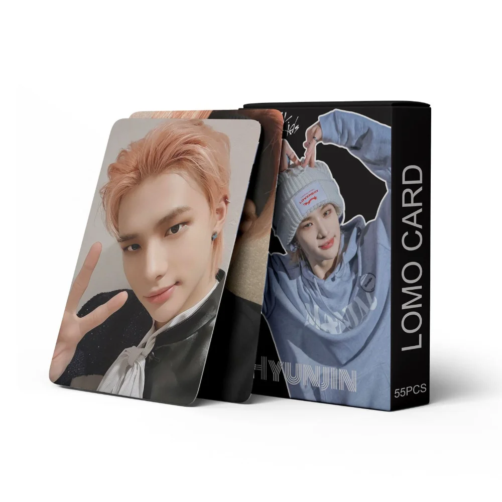 XIURAN-Album Hyunjin Druo Card, Kpop Photocards, Postcards Series, 55 Pcs