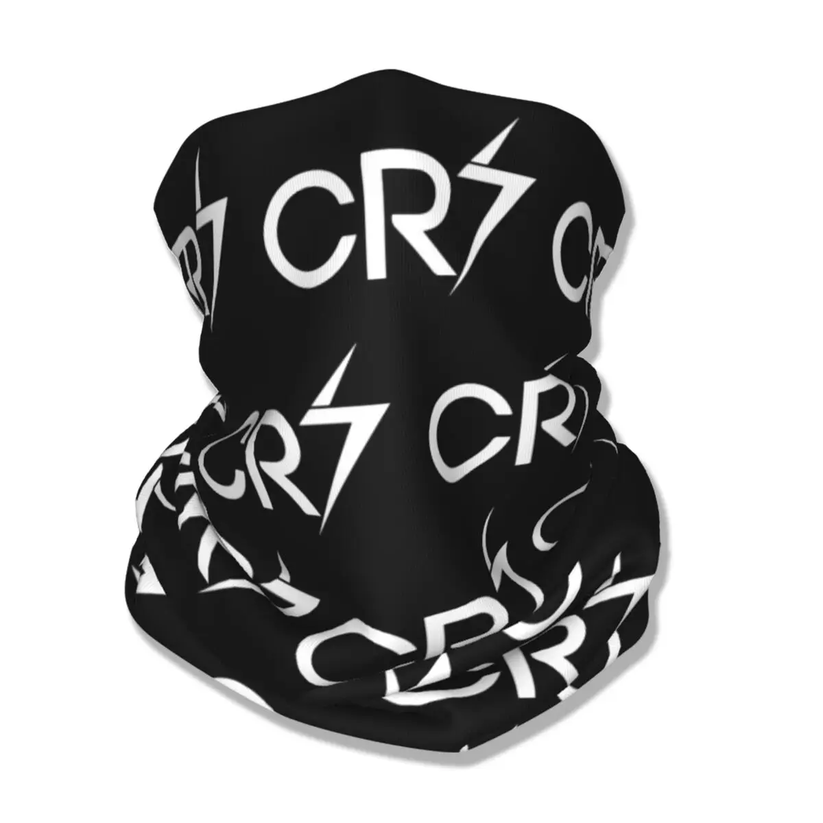 Soccer Ronaldo CR7 Bandana Neck Gaiter Printed Balaclavas Wrap Scarf Headwear Fishing for Men Women Adult Breathable