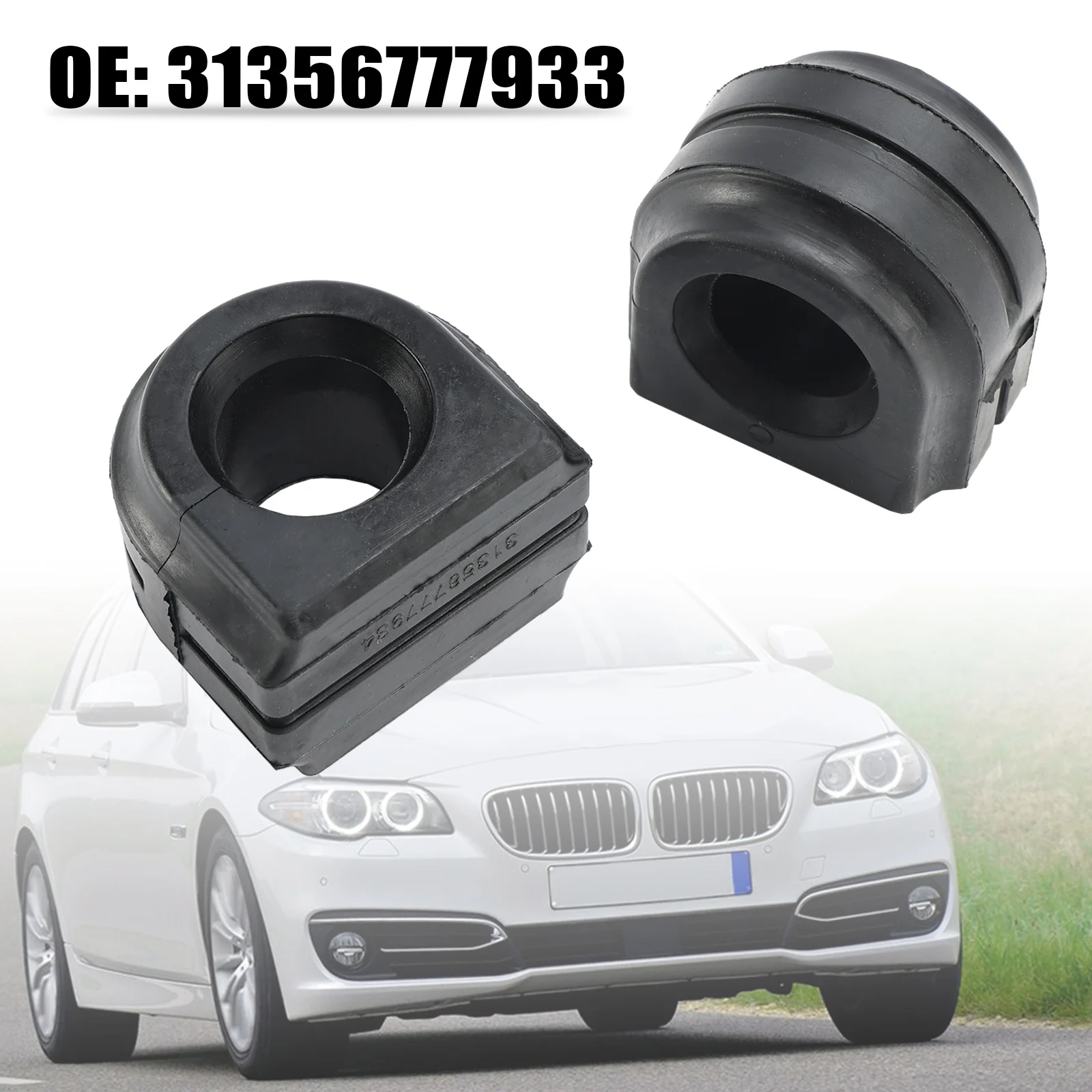 Artudatech 2* Front Stabilizer Sway Bar Bushing for F10 F11 F12 520i 528i 640i 31356777933 Car Accessories