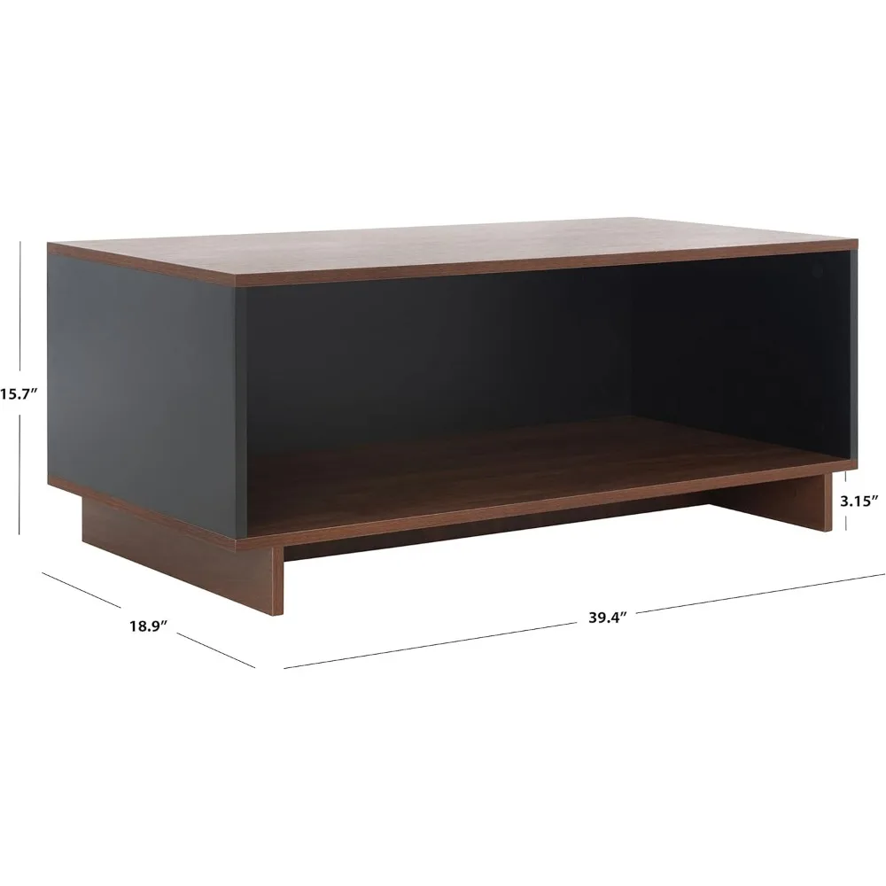 Collezione Home Supporto multimediale Merrick noce/nero