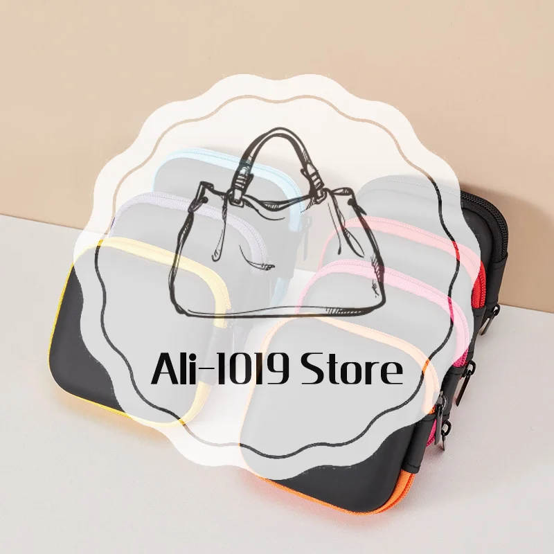 

Portable Shockproof Headphone Case Earphone Bag Headset Storage Bag Hard Shell Earphone Accessories Memory Card USB Cable