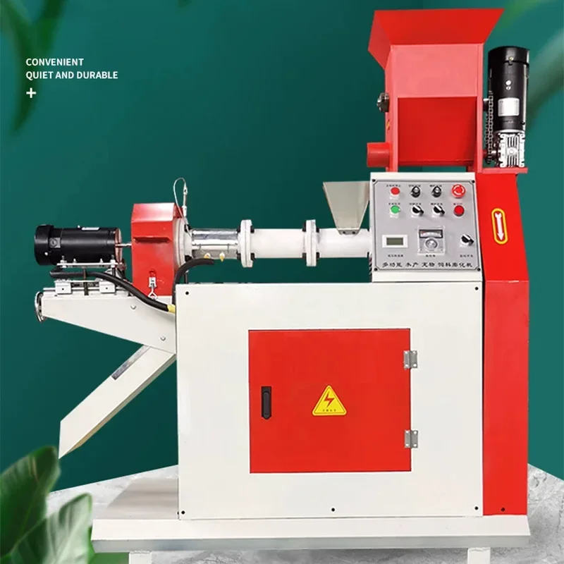 New Fully Automatic Feed Extruder, Floating Aquaculture Pellets, Fish Feed Extruder, Dog Food Machine(Customized)