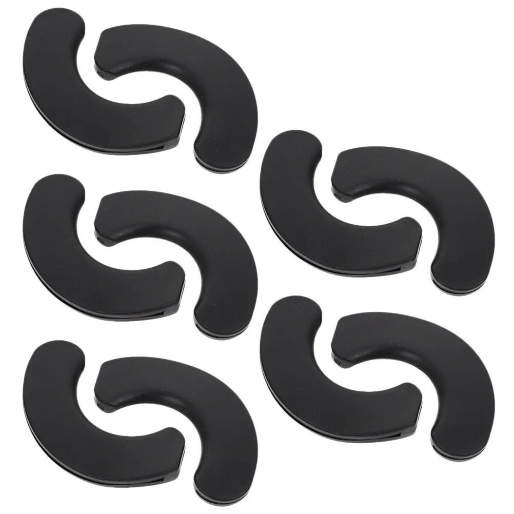 10Pcs Moon Shape Dumbbell Cushion Pad Plastic Easy Install Disassemble Fitness Equipment Protection Pad Workout Accessories