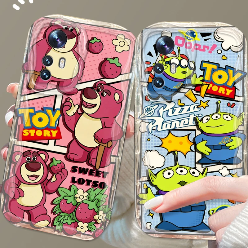 Toy Story Cute Fashion Cartoon For Xiaomi Mi 14 12 12T 11 Lite Poco M6 X6 X5 X4 X3 M3 F4 Pro GT NFC 5G Wave Oil Funda