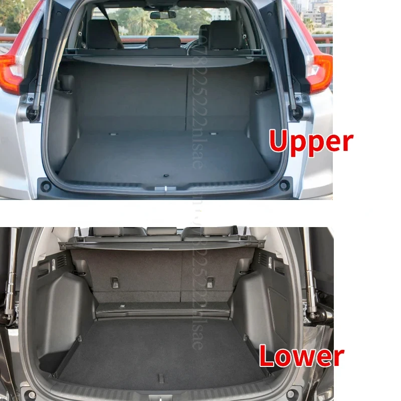 Car Trunk Mat Storage Box Pad For Honda CRV Accessories 2025 2024 Waterproof Protective Rubber Car Mats Interior Cargo Liner