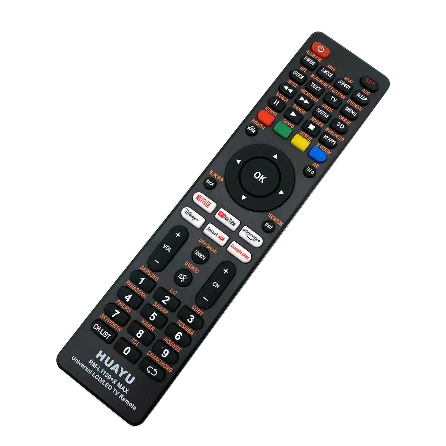 Universal TV Remote Control Replacement for ORION OPEN ORIENT ONIDA FUSION FUNAI FUNAIPC DMTECH DIGITAL DAWA DEX