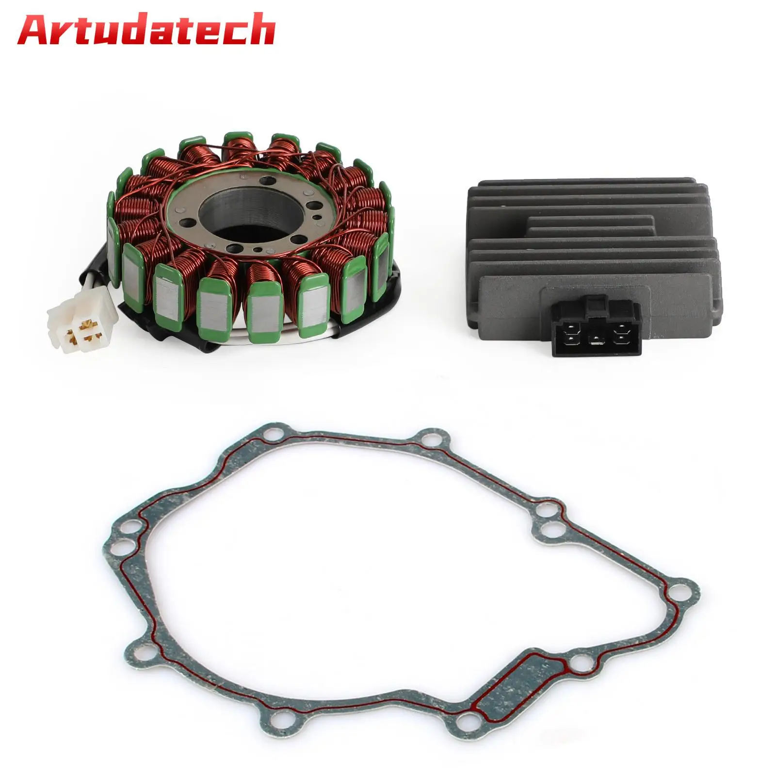 

Магнитный статор Artudatech + выпрямитель напряжения + прокладка для Yamaha YZF R6 YZF-R6 R6S 2003-2005