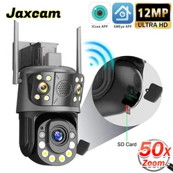 ICess 50X Optical Zoom 6K 12MP WiFi Security IP Camera 2-Way Audio Waterproof Remote Access PTZ Outdoor CCTV Surveillance Camera