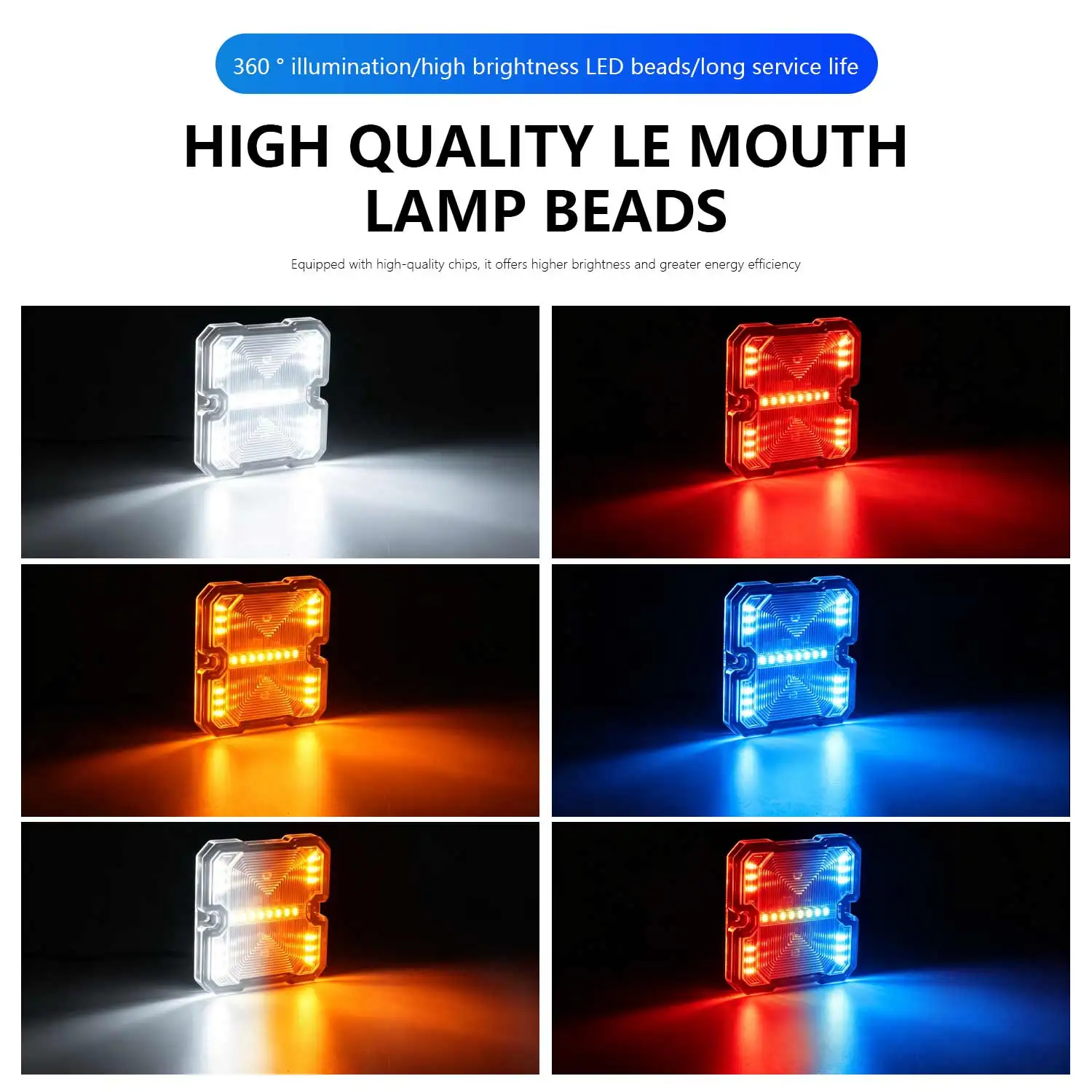 20 LED 12V-24V Side Marker Light Signal Light Front Rear Indicators Taillights Clearance Lamp For Car Trailer Truck RV Camper
