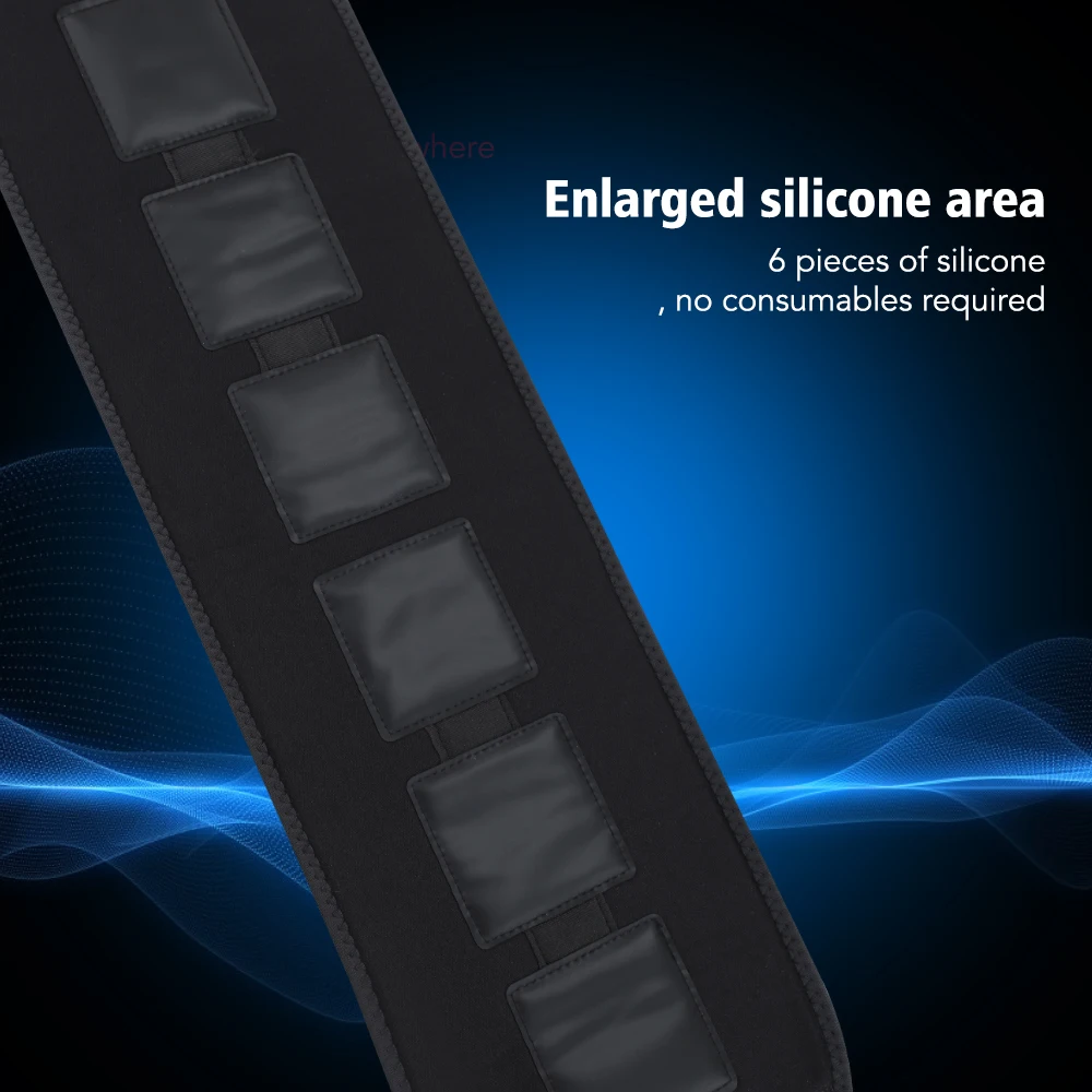 Sabuk Pengencang Perut Elektrik EMS Sabuk Pijat Pelangsing Tubuh Pemanas Stimulator Otot Perut Hangat Kebugaran Menurunkan Berat Badan