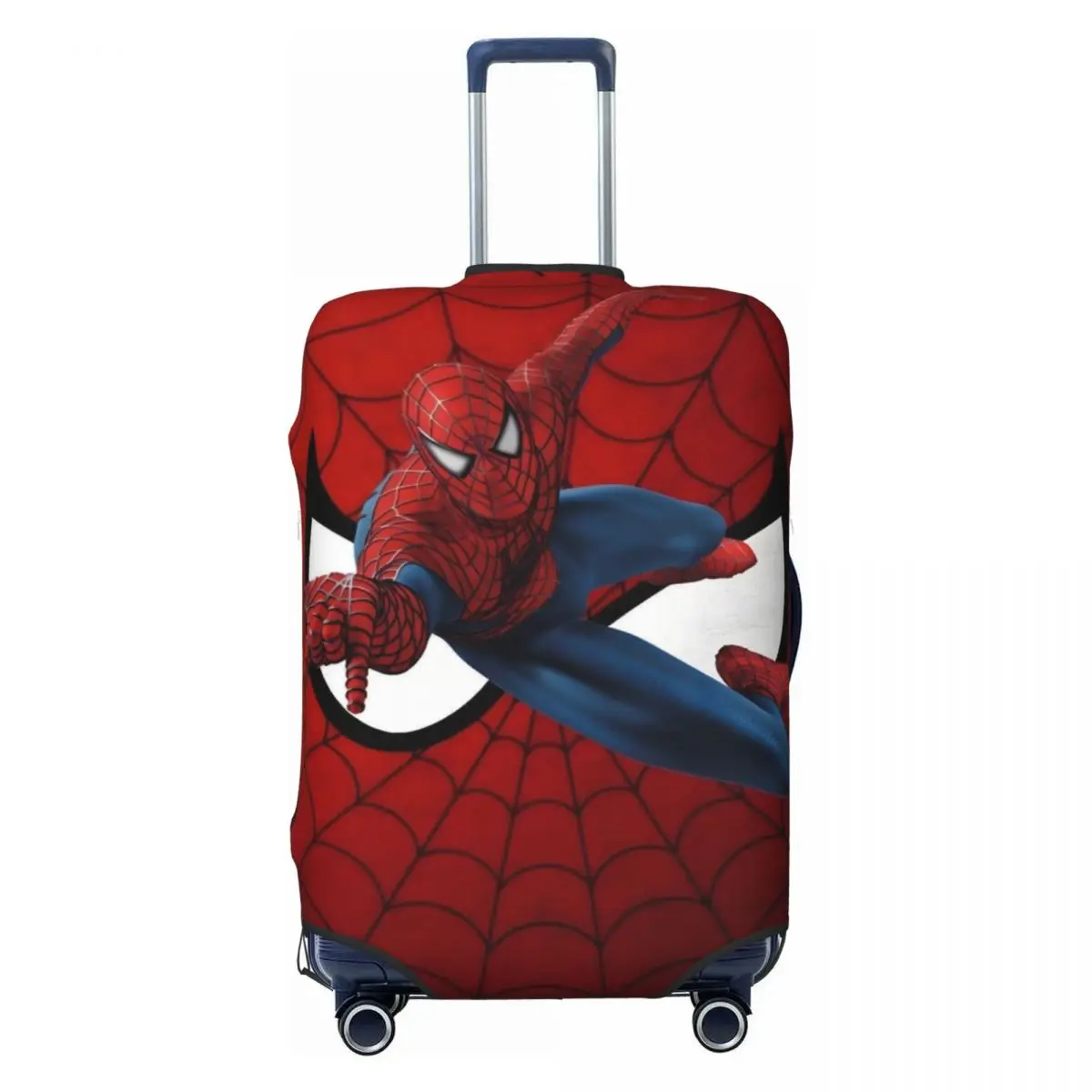 

Custom Spiderman Anime Hero Luggage Cover Elastic Cobweb Cartoon Printing Travel Suitcase Protective Covers Fits 18-32 Inch