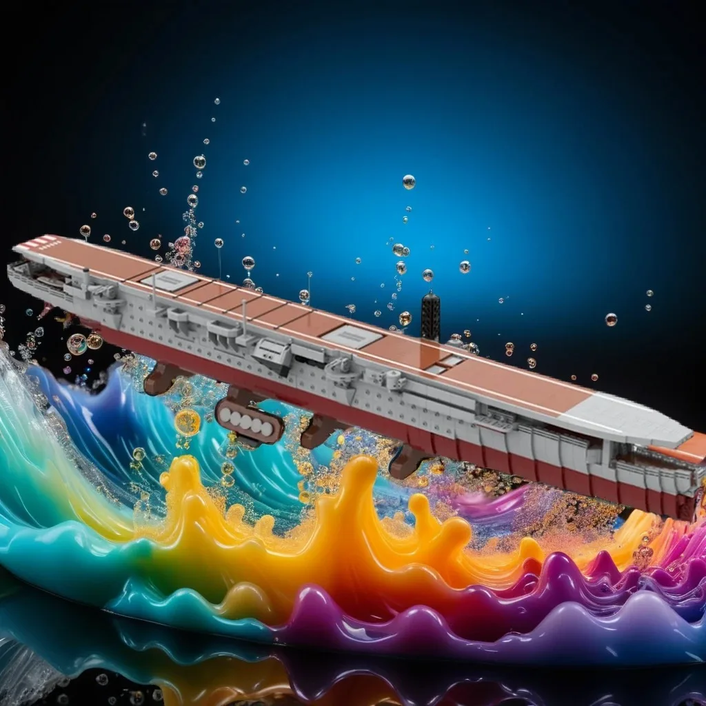 

3626 Pcs Zuiho WWII Japanese Airaft Carrier Naval Warship Custom MOC diy Education Model Building Blocks Birthday Toys Gift