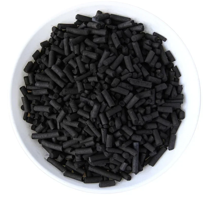 Manufacturer Ready To Ship 3mm 4mm Factory Price Columnar Active Charcoal Bulk Coal Pellet Activated Carbon For Air Treatment