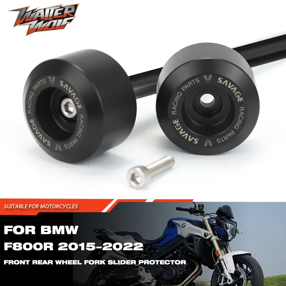 

For BMW F800R Front Rear Wheel Axle Fork Slider Protector F800 R F 800 800R 2015-2022 Motorcycle Crash Falling Protection