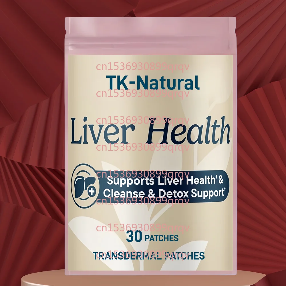 

30 Patches Liver Health Transdermal Patches With Milk Thistle, Dandelion Root - Liver Support & Detox Cleanse