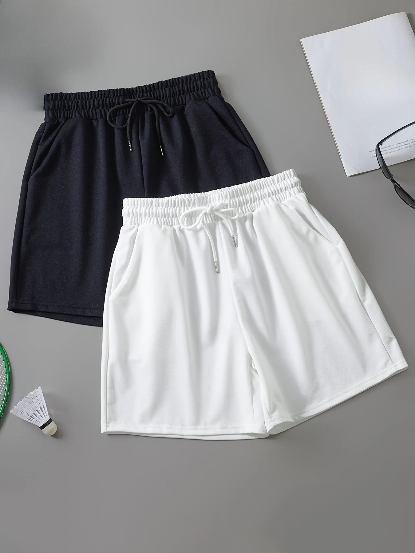 Summer Loose Women comfortable Casual Shorts Fashion Drawstring Athletic Shorts Sweatpants Sport Jogging Beach Pant Oversized