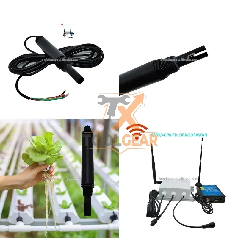 2026hotsale* IoT 0-5000ppm 4-20mA 0-10V 0-5V RS485 Modbus Conductivity EC Transmitter Water TDS Sensor Meter Agriculture
