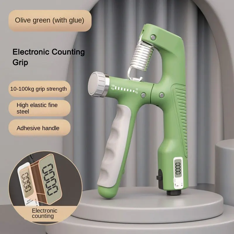 핸드 그립 자동 카운트 그립, 핸드 그립 강화기, 미끄럼 방지 핸드 그리퍼, 손가락 연습기, 손목 트레이너, 10kg-100kg 