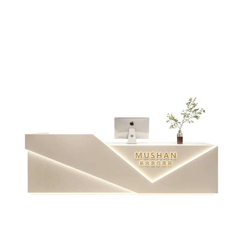 Luxury Consable Reception Desk Garden European Cashier Reception Desk Counter Modern Escrivaninha Para Quarto Office Furniture