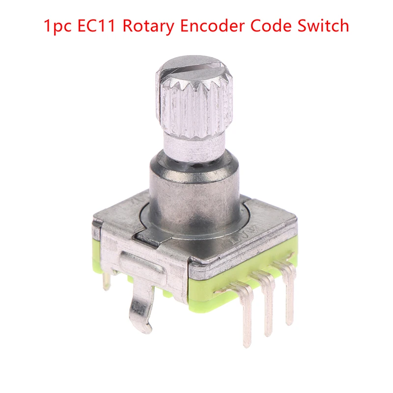 1pc EC11 Digital Potentiome Rotary Encoder Switch 30 Position With Push Button Switch Car DVD Volume Rotary With Switch