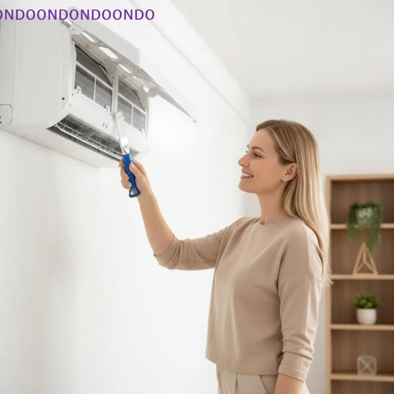 AC Fin Comb Cleaning Tool Reusable Sturdy Air Conditioner Radiator Coil Straightener for Home AC Repair Work