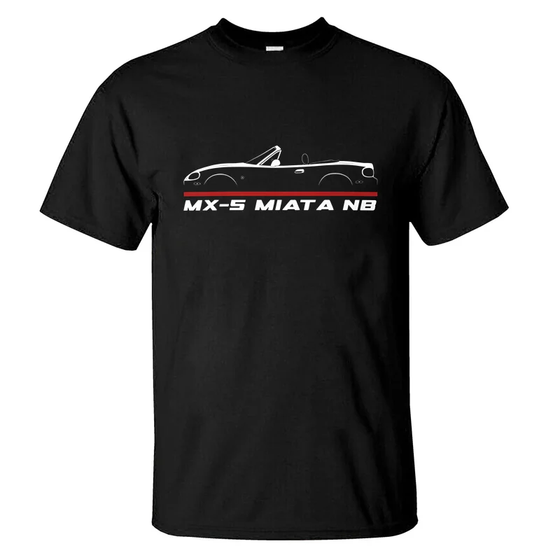 2024 Herren T-Shirt Casual Mazda MX-5 Miata NB 1998-2005 Enthusiasten T-Shirt Grafik Sommer Kurzarm 100 % Baumwolle S-3XL Cooles T-Shirt