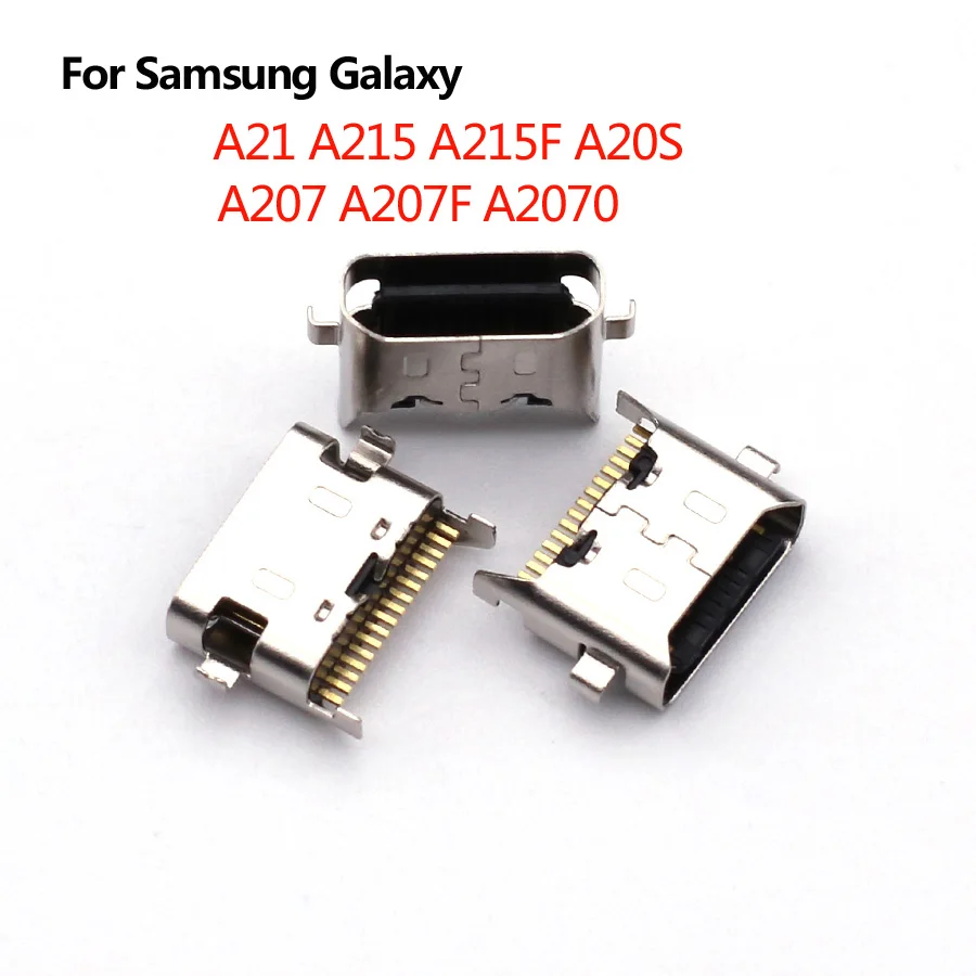 

Зарядная док-станция с разъемом Usb, зарядное устройство для Samsung Galaxy A21, A215, A215F, A20S, A207, A207F, A2070, разъем Type-C, контактный штекер, 50 шт.