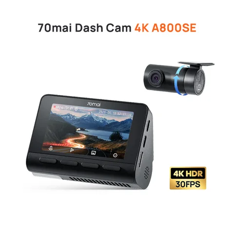Видеорегистратор 70mai A800SE 4K HDR с GPS и голосовым управлением — фото товара
