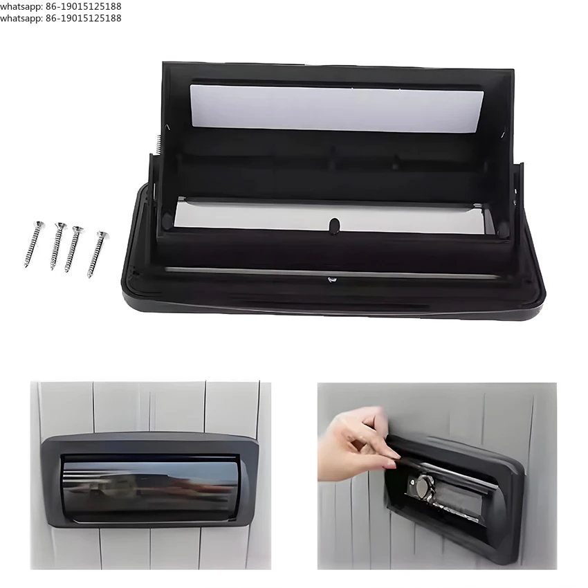 Marine Radio Stereo Protective Cover ABS Waterproof Housing Radio Splash Guard for Boat/Caravan/RV/Yacht Radio CD MP3 DVD