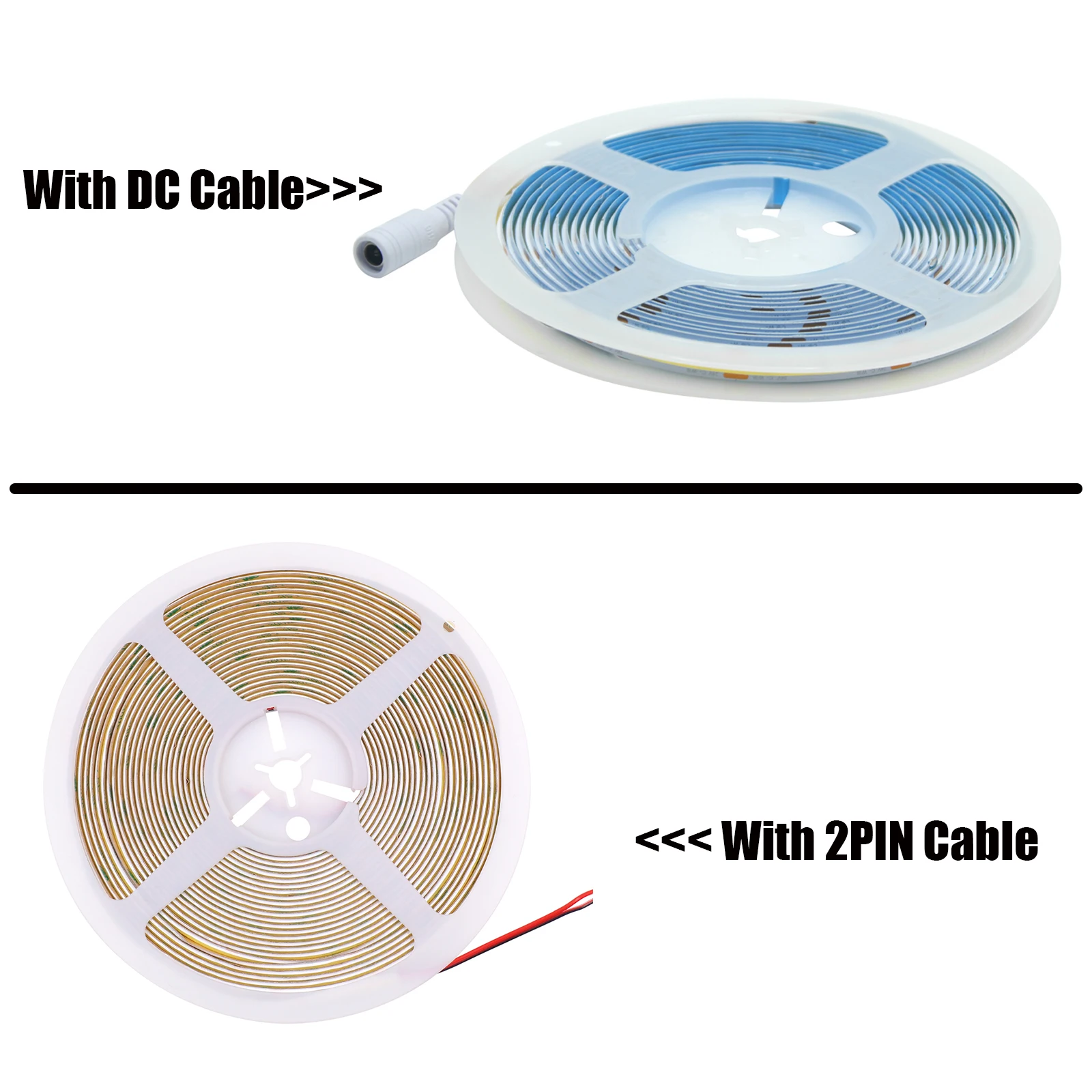 DC 24V CCT COB Strip 576Leds/M 2700K - 6500K White Dimmerable High Density Flexible Ribbon Rope LED Light For Home Decor