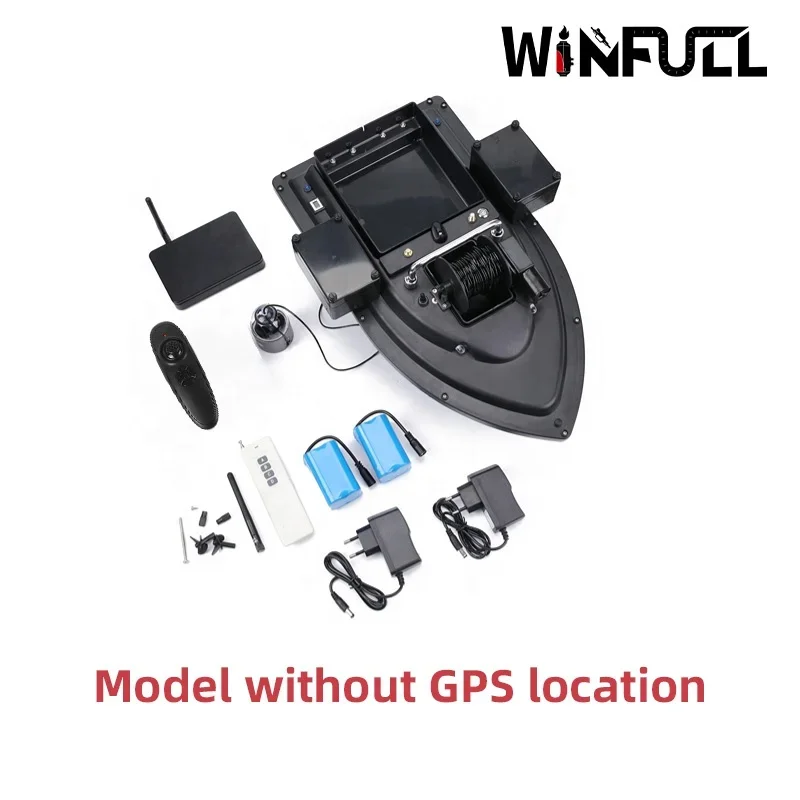 2024 New Techniques 200M Remote Control Groundbait Fishing Bait Boat With Ultra Wide Angle Camera  And Gps