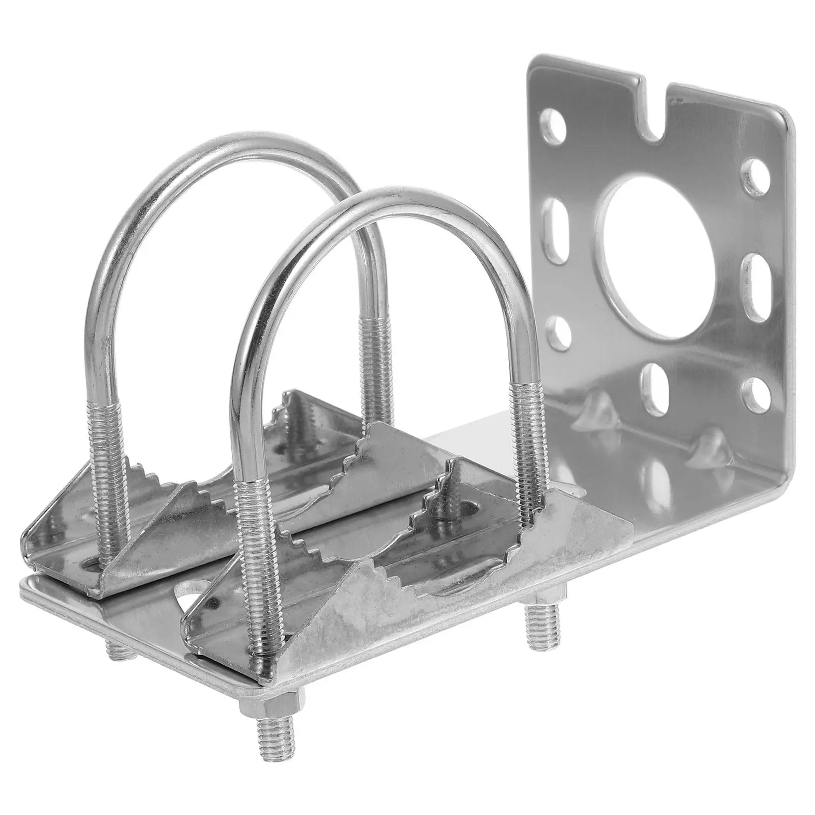 

Кронштейн для антенны из алюминиевого сплава, наружное настенное крепление, надежный зажим для столба, для установки антенны, устойчивый к погодным условиям