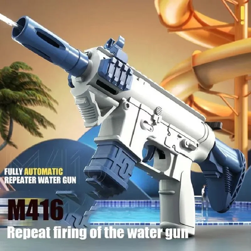 

M416 Water Gun Summer Toy Pressure Water Gun Toys Boys Girls Outdoor Beach Water Toys Kids Holiday Gifts