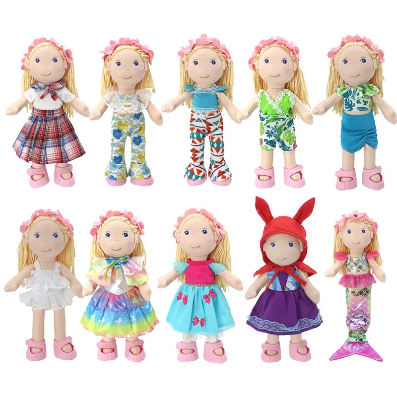 Fashion lovely Doll Clothes Suit For Haba pacify doll Mali girl 30cm Doll Accessories,Children's best playmate