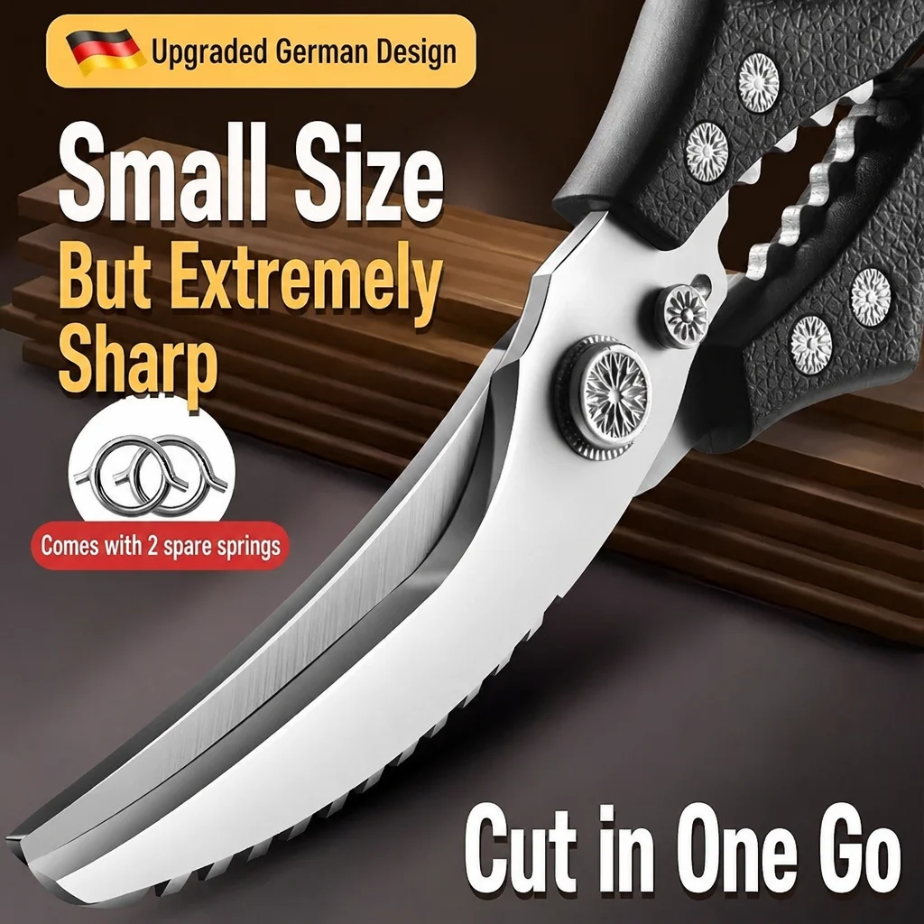Commercial Kitchen Use - Commercially Strong Chicken Bone Clippers Stainless