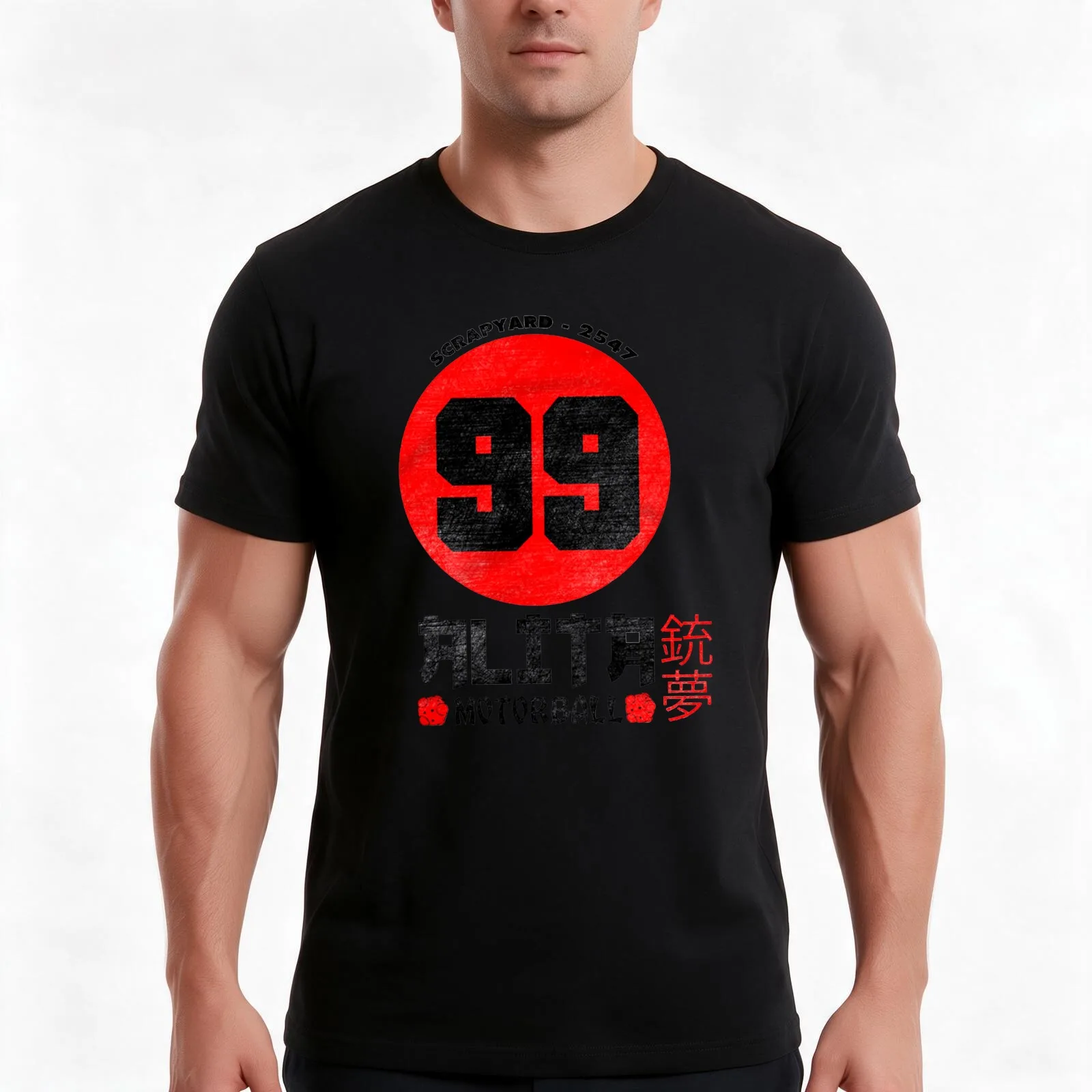 Battleangel Battle Angel Alita Anime Manga Motorball Gally Scrapyard Motorball Gunnm Japan Japanese T Shirt t shirt custom print